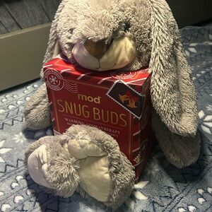 Ing Cozy Bunny Plush - Gray and Cream